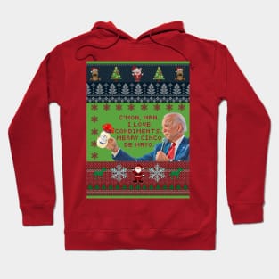 C'Mon Man Ugly Christmas Sweater Hoodie